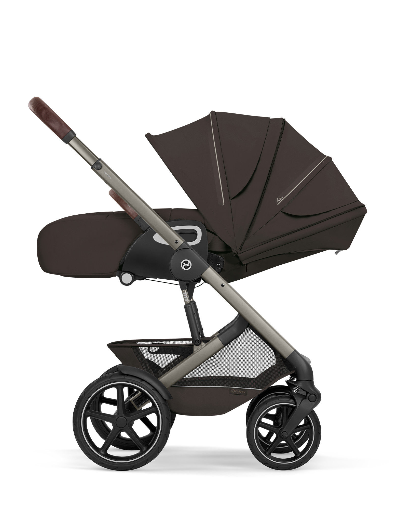 Cybex Talos S Lux inkl. brettbar liggedel - Chocolate Brown
